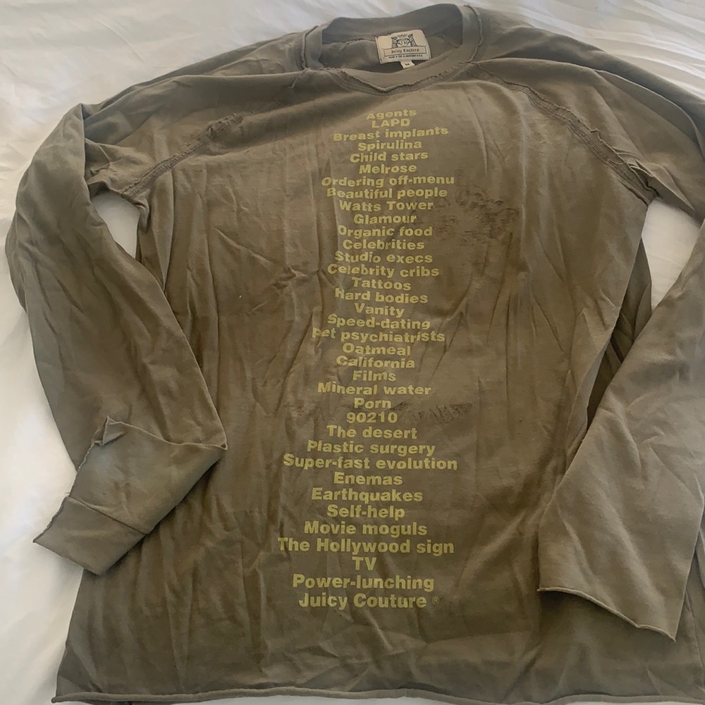 Vintage Juicy Couture long Sleeve
